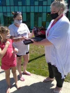 Kelsey Chromebooks 225x300 - Families delighted with digital help