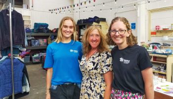 Piper, Nicki (Volunteering Services), and Megan